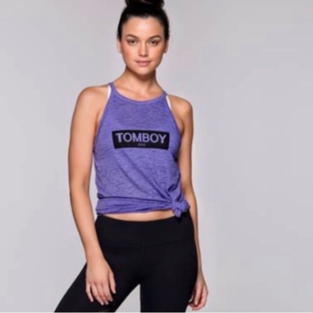Lorna Jane Tomboy Tank top size medium, purple color